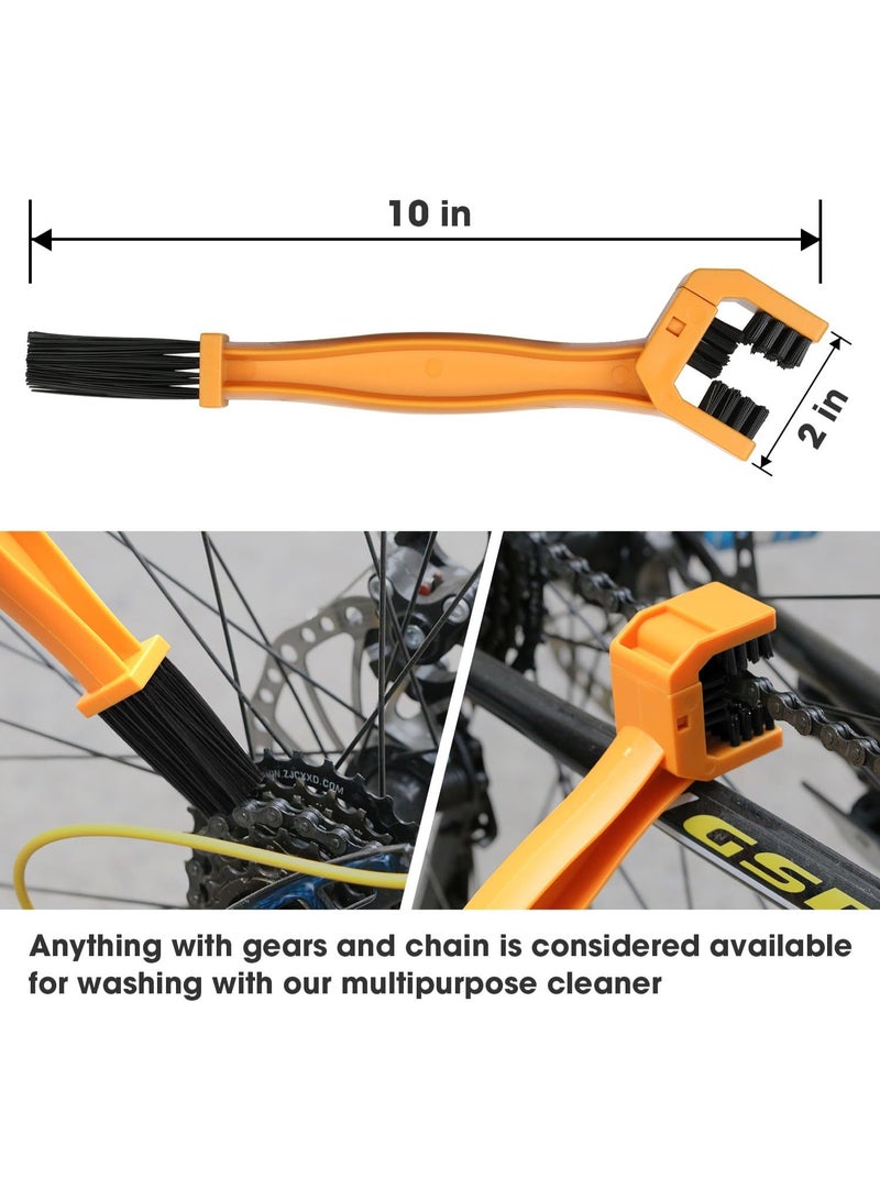 YelaJoy 11pcs Bicycle Bike Cleaning Tools Set, Bike Clean Brush Kit Suitable for Mountain, Road, City, Hybrid, BMX and Folding Bike - Image 2